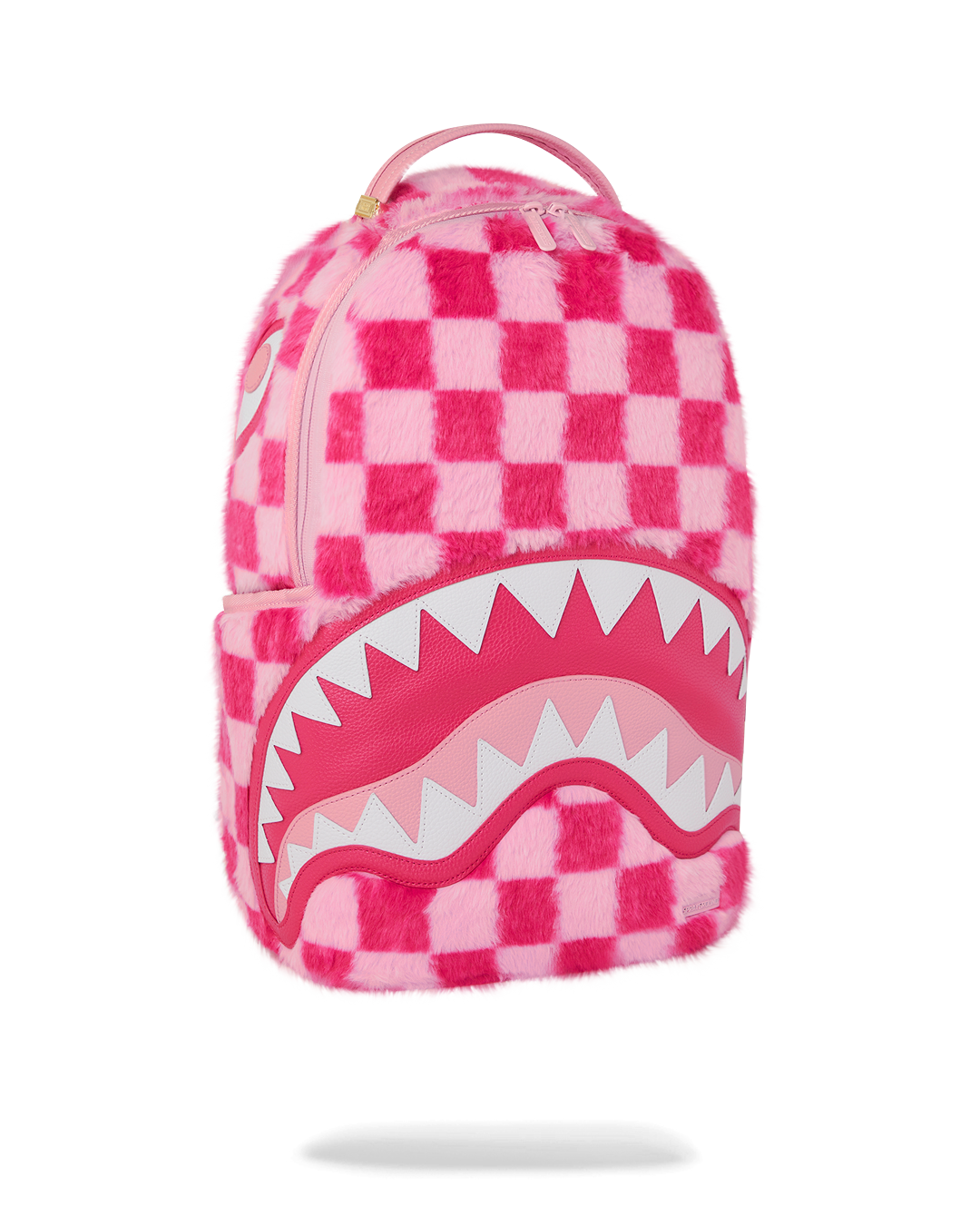 FURZILLA SHARK (PINK CHECK) BACKPACK