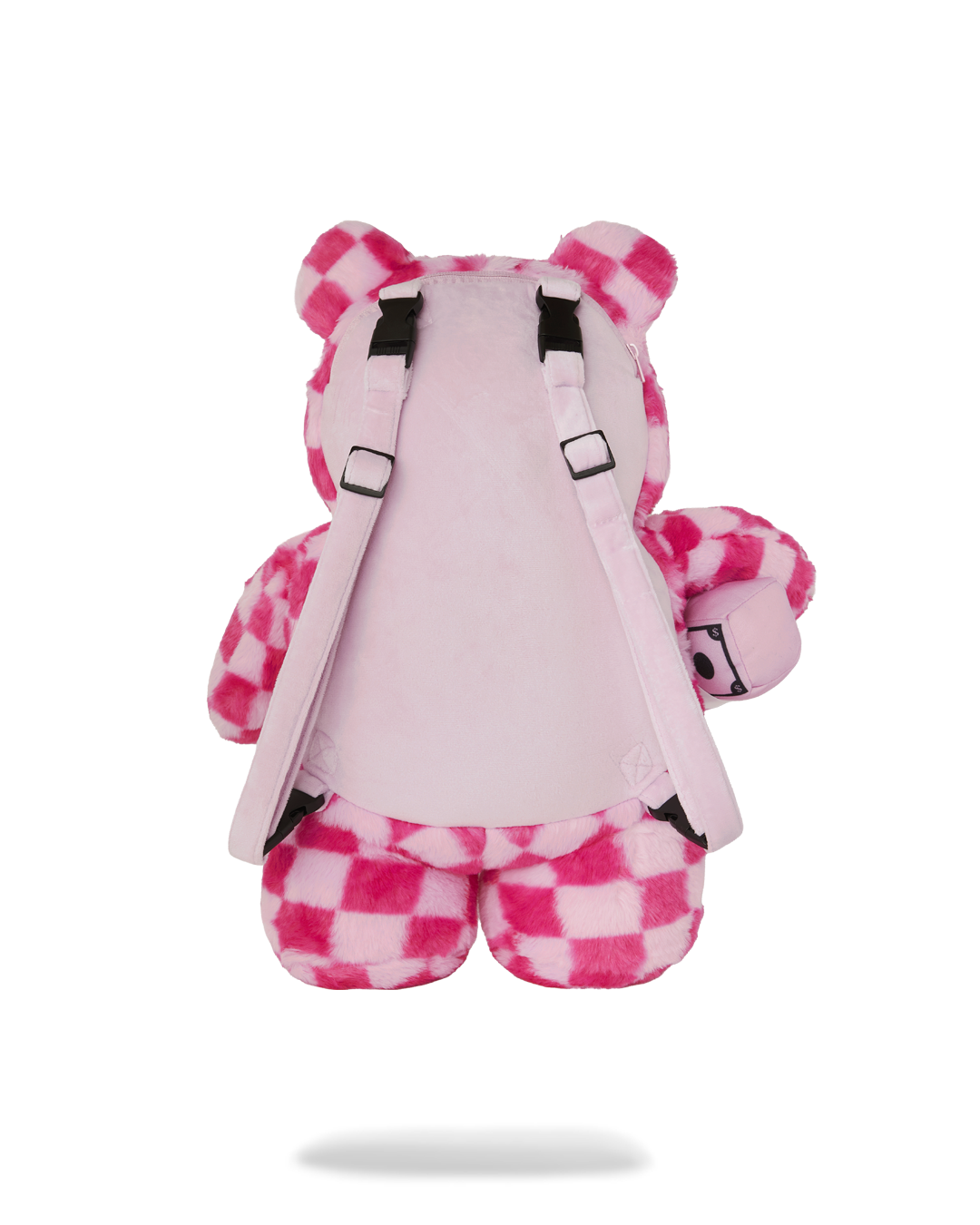 FURZILLA SHARK (PINK CHECK) MONEYBEAR BACKPACK