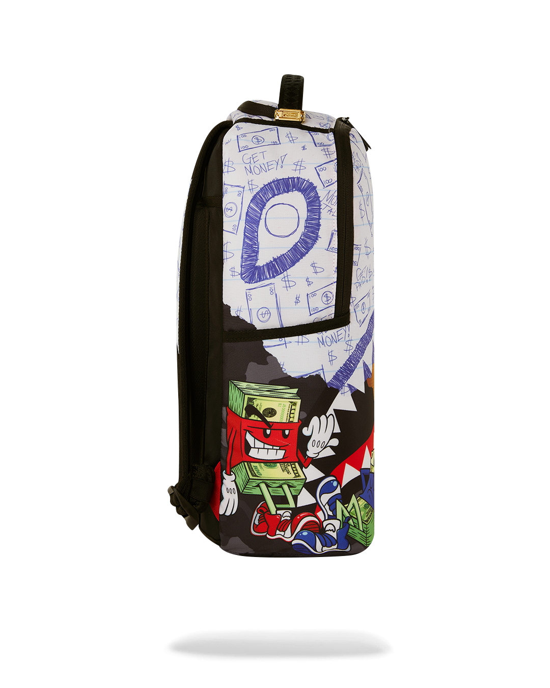 MEAN MONEY COLLAGE BACKPACK