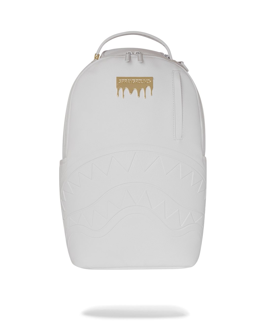 GOLD BRICK LUXE WHITE BACKPACK