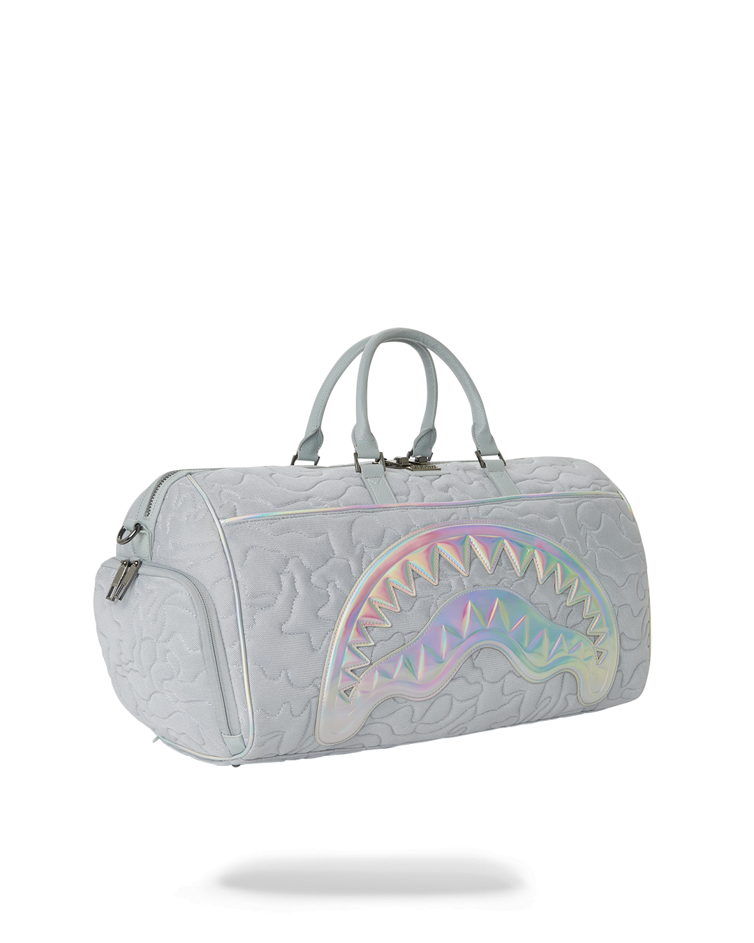 MIRASHAKU IRIDESCENT QUILT DUFFLE