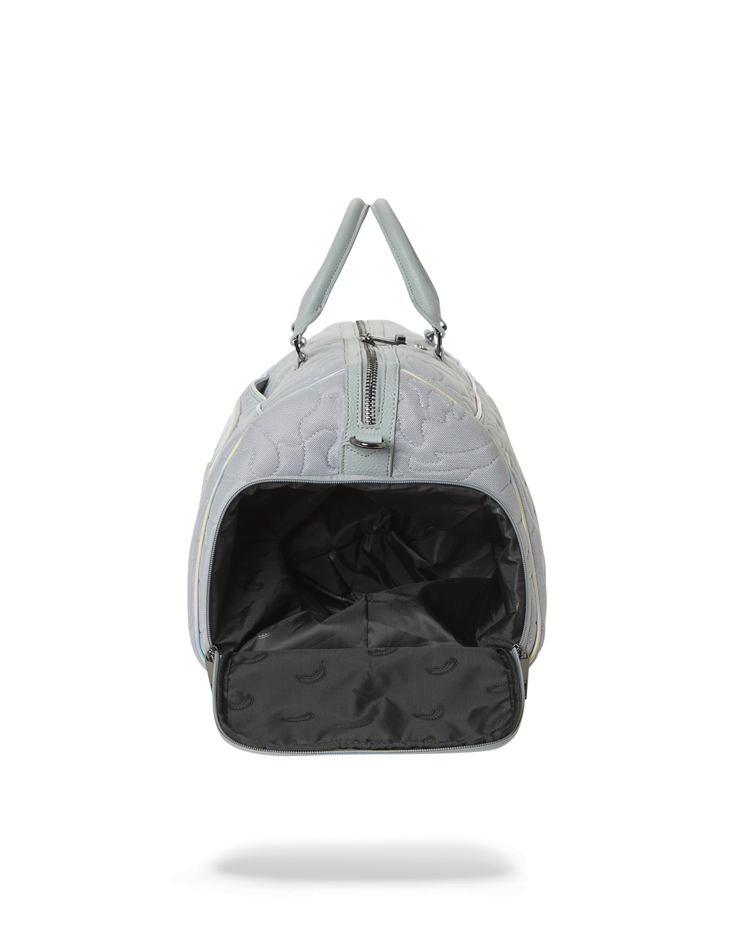 MIRASHAKU IRIDESCENT QUILT DUFFLE