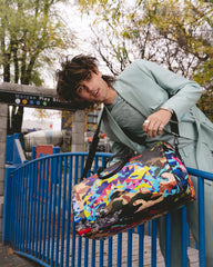 SLICED AND DICED CAMO DUFFLE