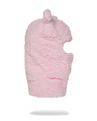 PINK FLEECE BEAR EARS SKI MASK