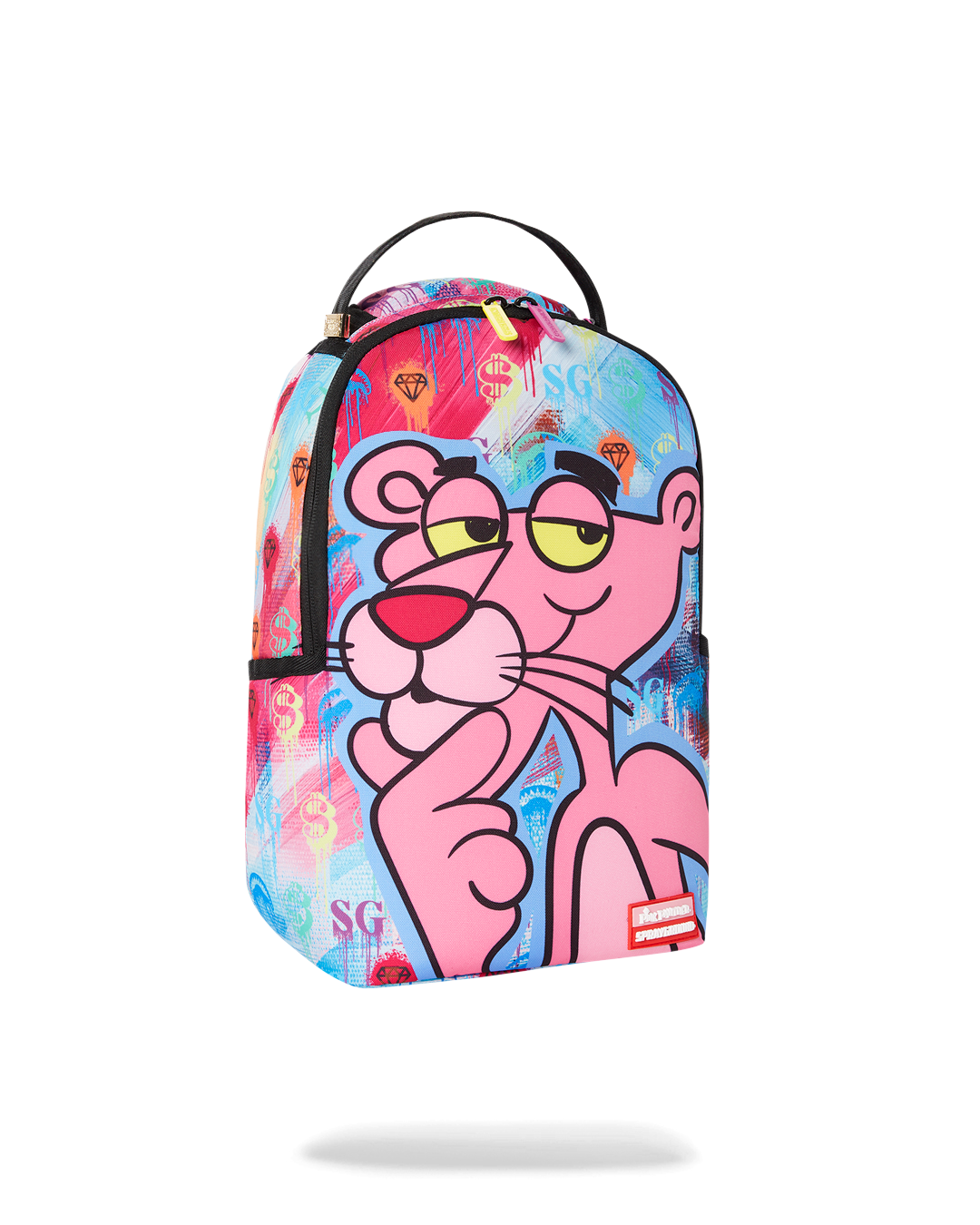 SMALL BACKPACK: PINK PANTHER ART CLASS