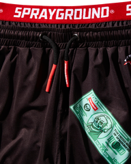 PATCH ALL-IN CORTO SWIM TRUNKS (BLACK)