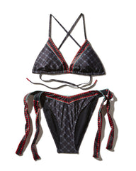 MIDNIGHT MONEY PATTERN BIKINI