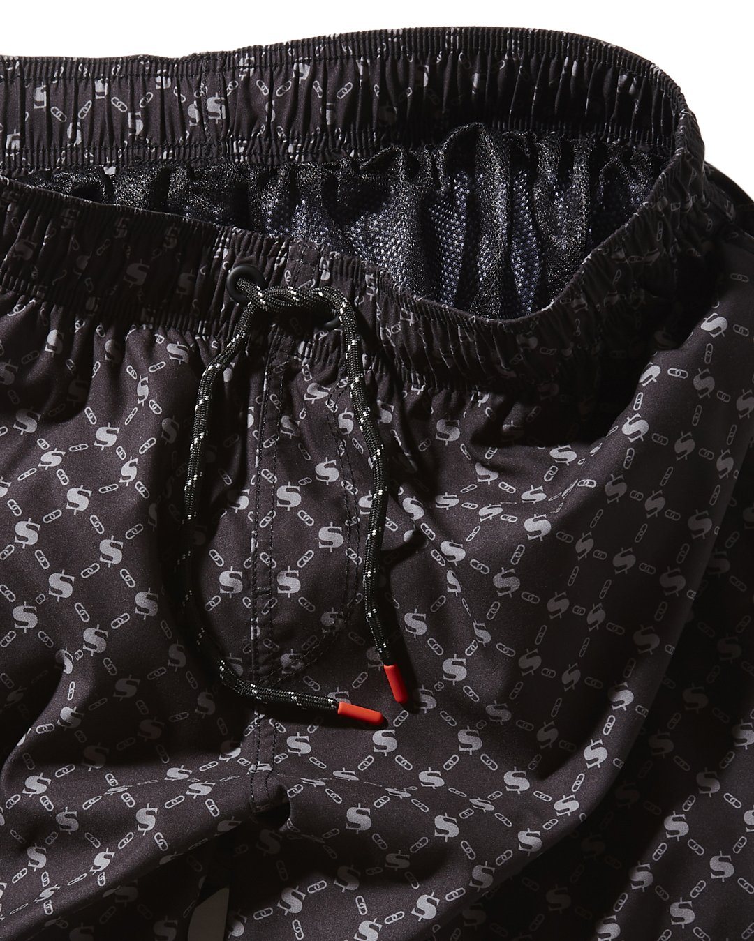 MIDNIGHT MONEY PATTERN SHOTO SWIM TRUNKS
