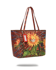 SUNFLOWER GRIN RON ENGLISH COLLAB TOTE