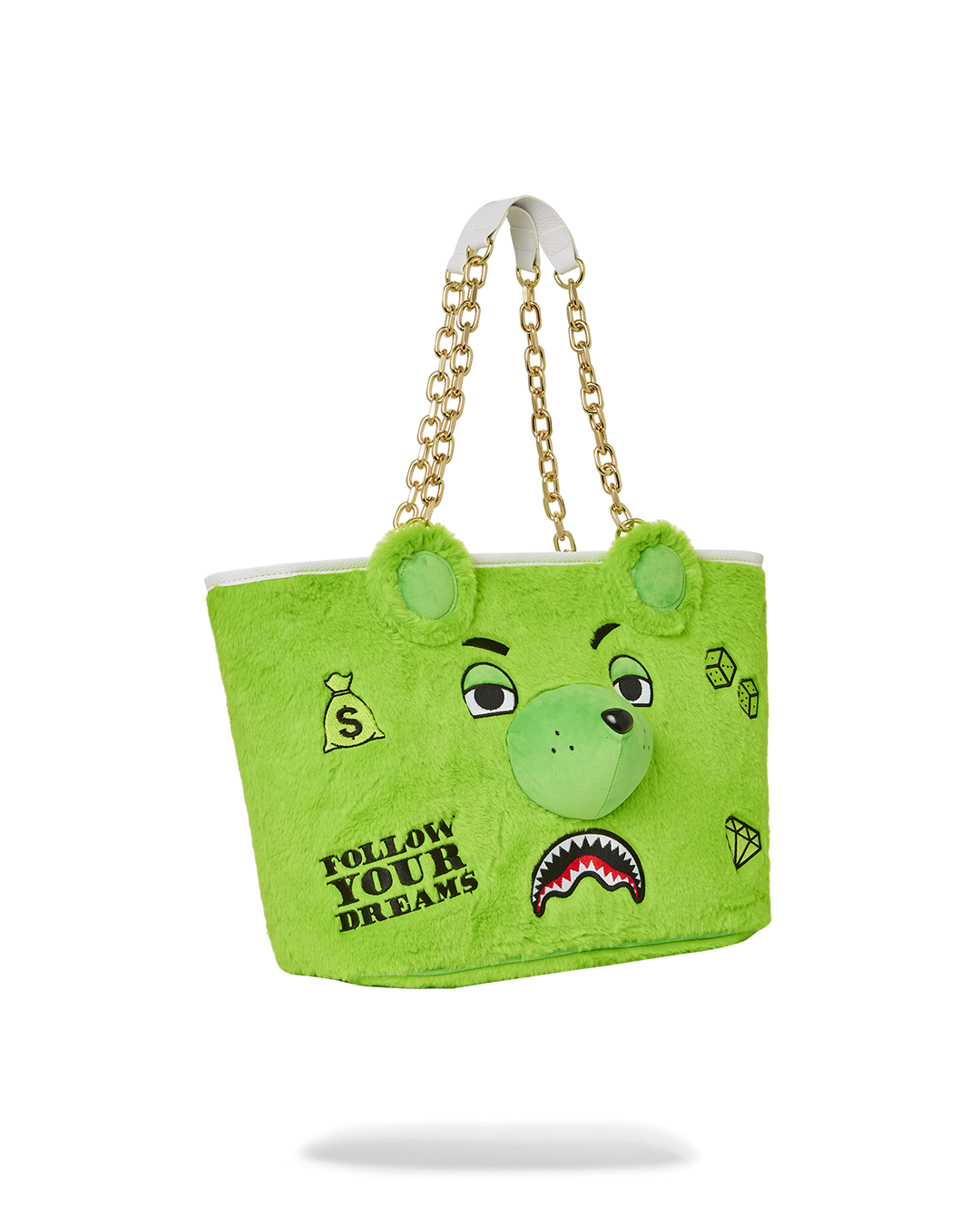 PLUSH MONEYBEAR TOTE (GREEN)