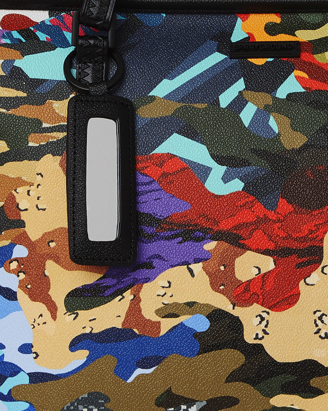 SLICED AND DICED CAMO TOTE