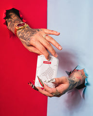 SHARK CHECK (WHITE) WALLET
