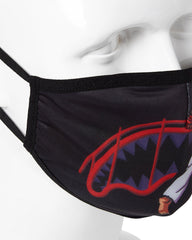 ADULT STREET FIGHTER RYU SHARK FORM FITTING FACE-COVERING