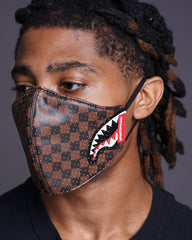 SHARKS IN PARIS VEGAN LEATHER FACE MASK