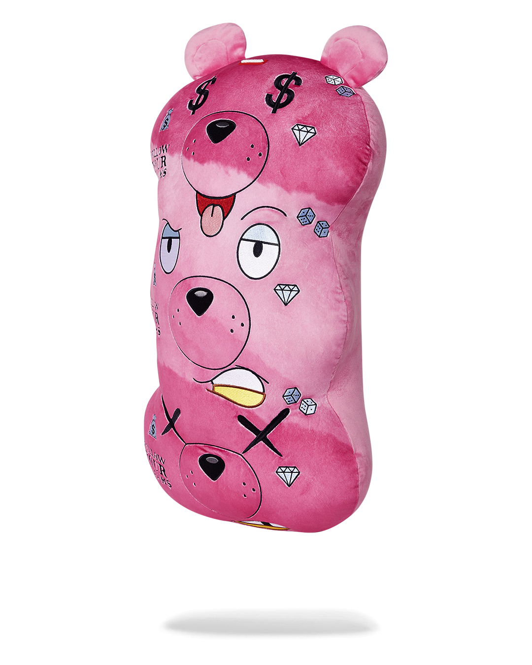 MONEYBEAR TRIPLE PINK PLUSH TOY/PILLOW