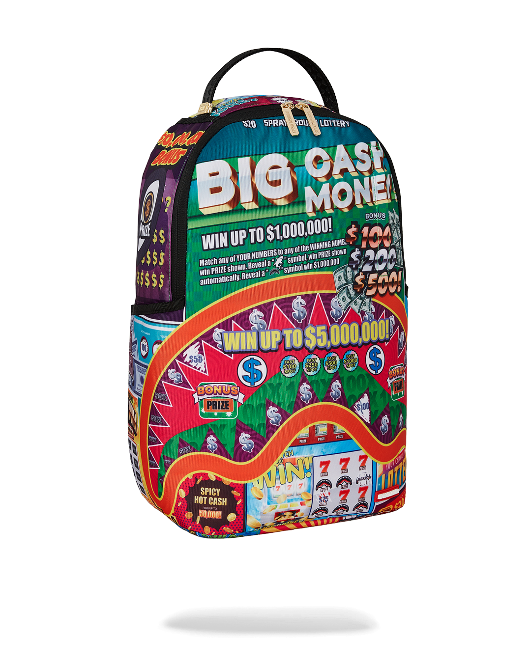 BIG MONEY BIG MONEY BACKPACK (COMES WITH SCRATCH OFF PLAYING CARD)
