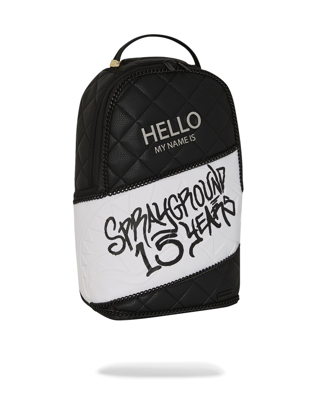 HELLO MY NAME IS 15 YEARS QUILTED BACKPACK (SUPER RARE)