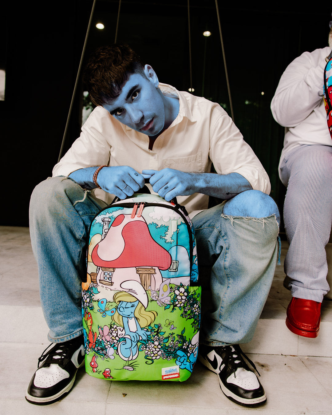 SMURFS IN THE GARDEN BACKPACK