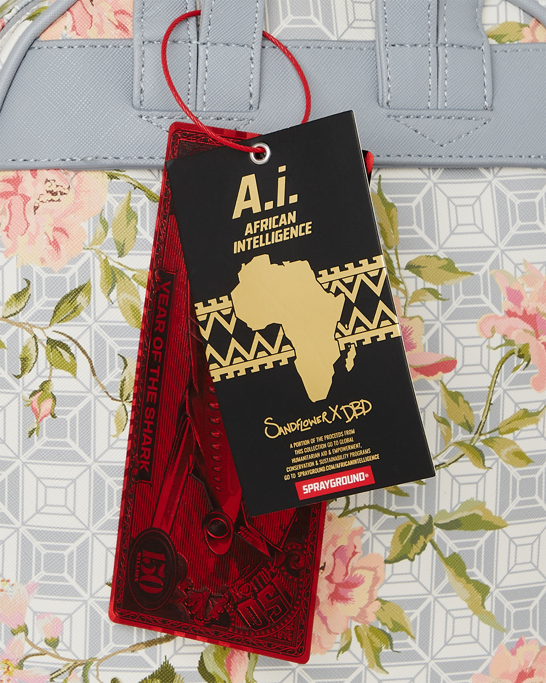 A.I. AFRICAN INTELLIGENCE ELEGANT ENERGY SAVAGE BACKPACK - SANDFLOWER COLLAB