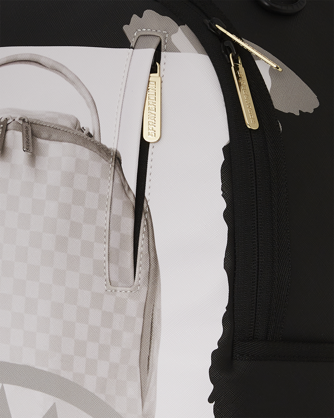 BAG ON BAG OPTICAL ILLUSION SHARKS IN PARIS BACKPACK