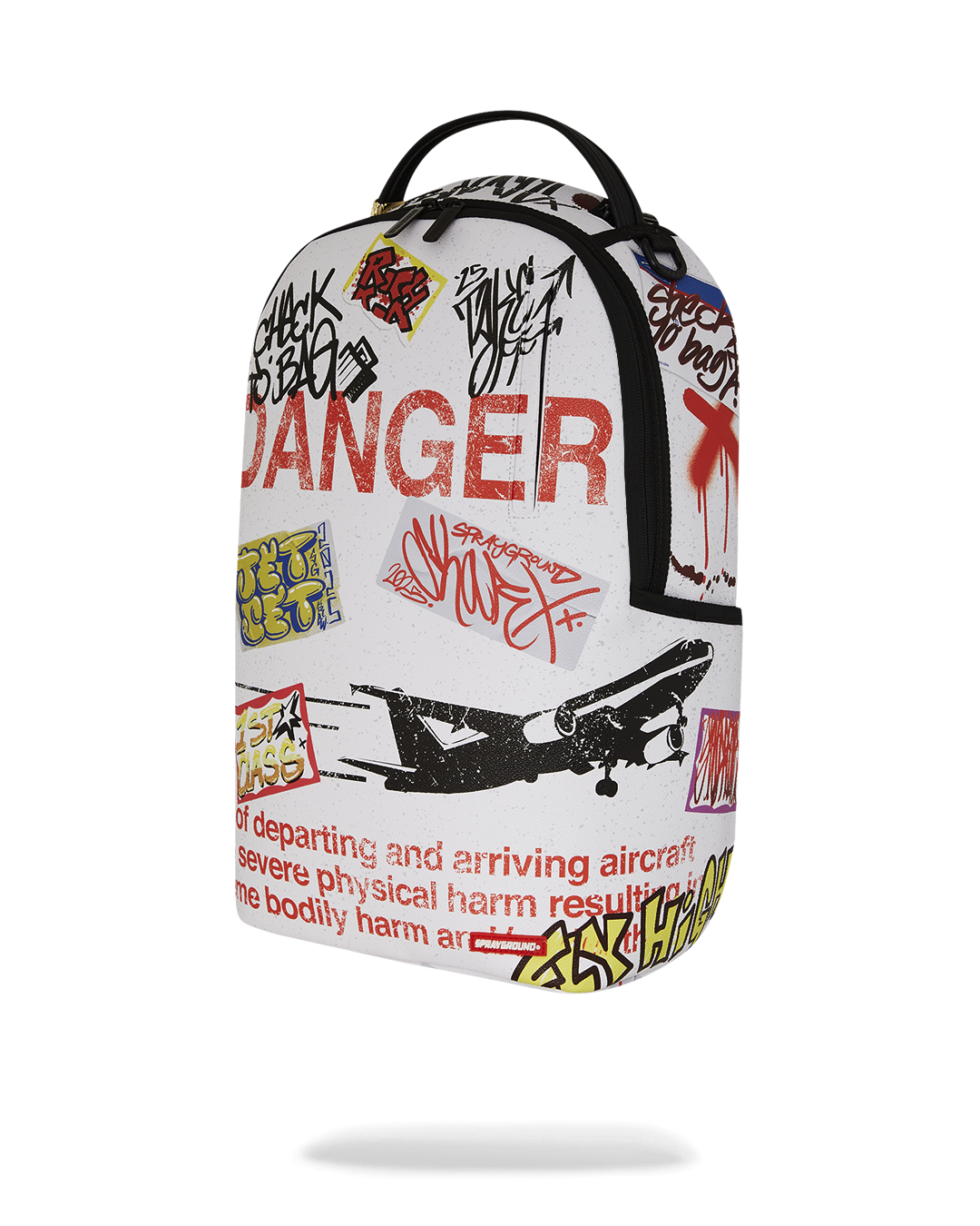 JETBLAST SIGN ON THE RUNWAY BACKPACK