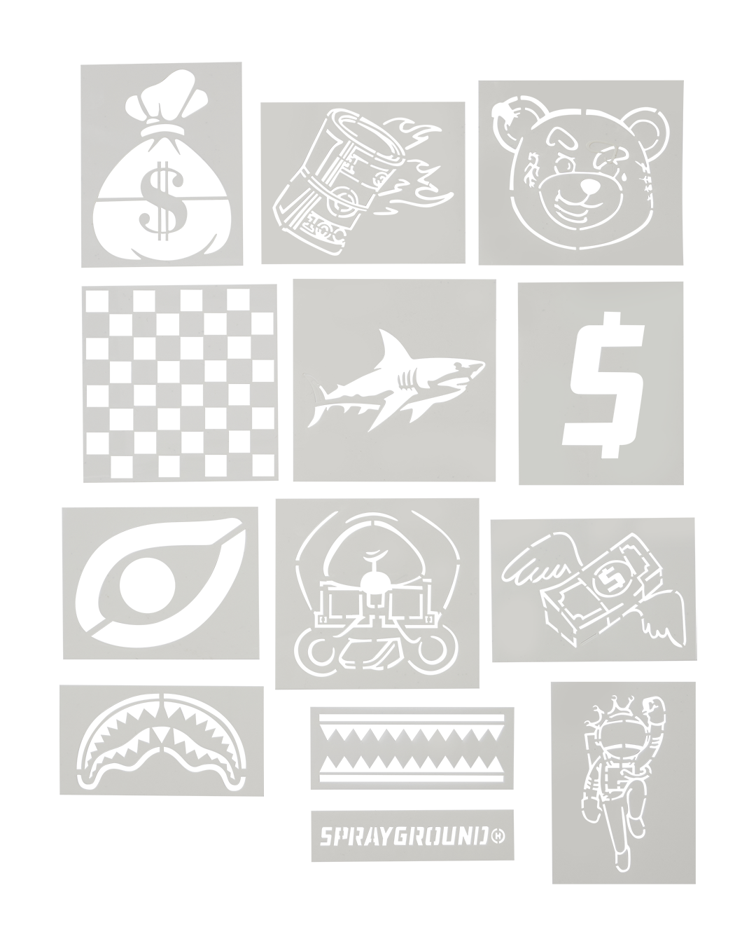GRAFFITI ARTIST - DESIGN YOUR OWN BACKPACK - 9 STENCILS INCLUDED