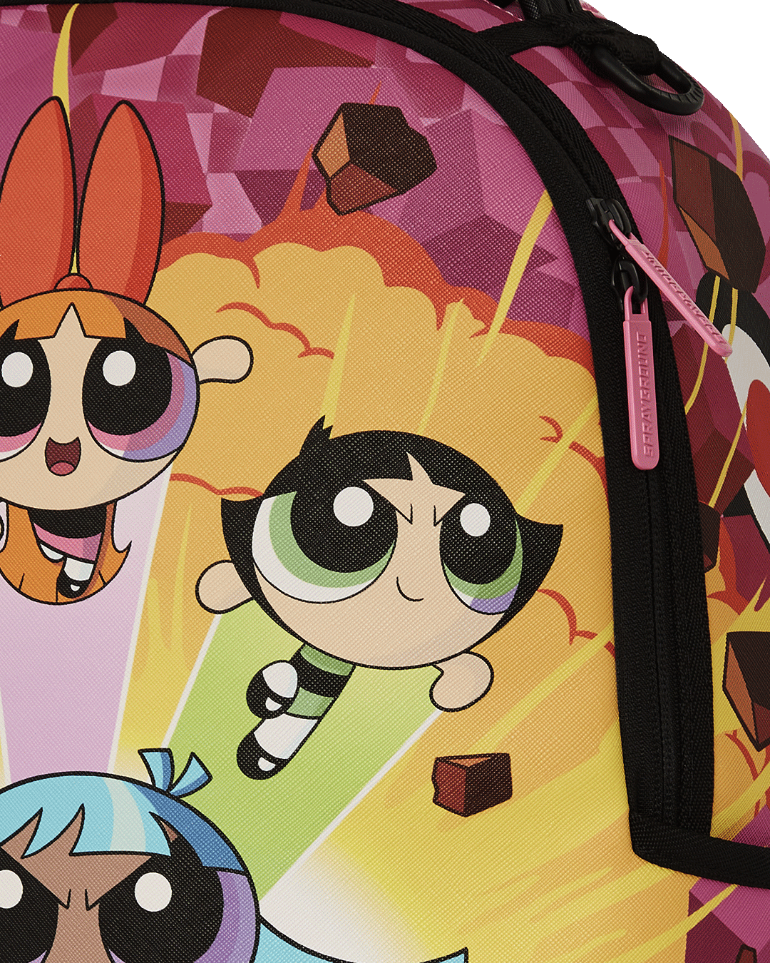 POWERPUFF BUSTIN THRU DLXSV BACKPACK