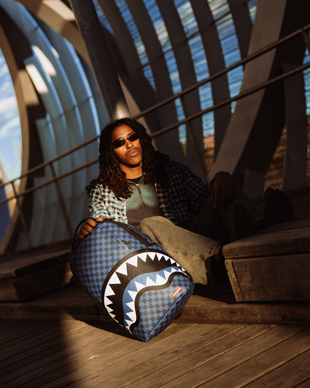 MIDNIGHT MAGIC SHARKS IN PARIS BACKPACK