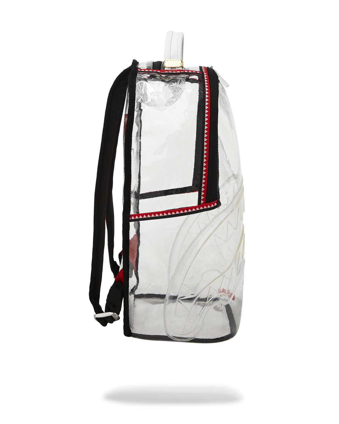 100% CLEAR BACKPACK SHARK