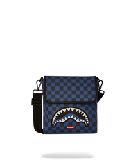 MIDNIGHT MAGIC SHARKS IN PARIS MESSENGER SLING BAG