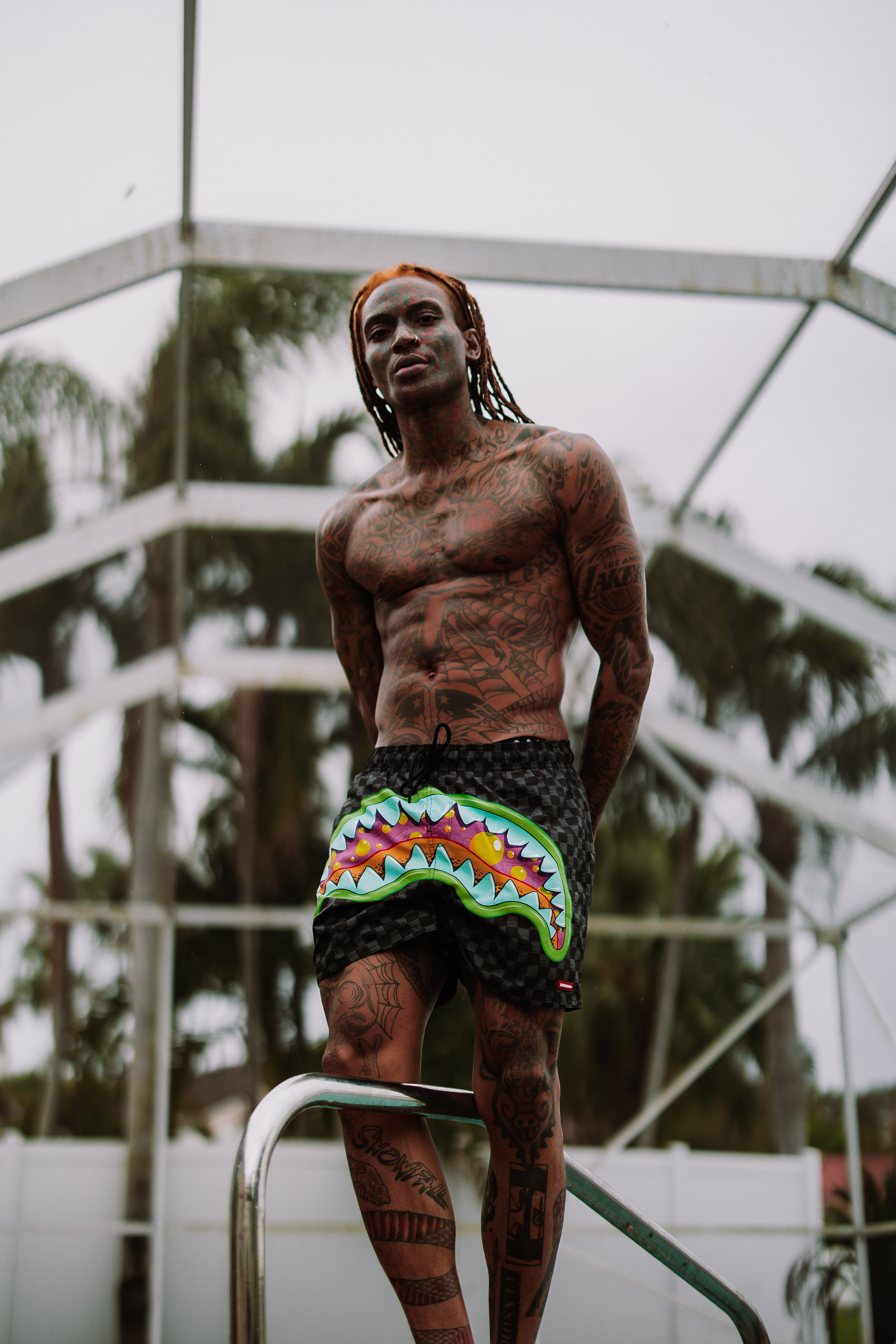 SLIME TAKEOVER SWIM SHORTS