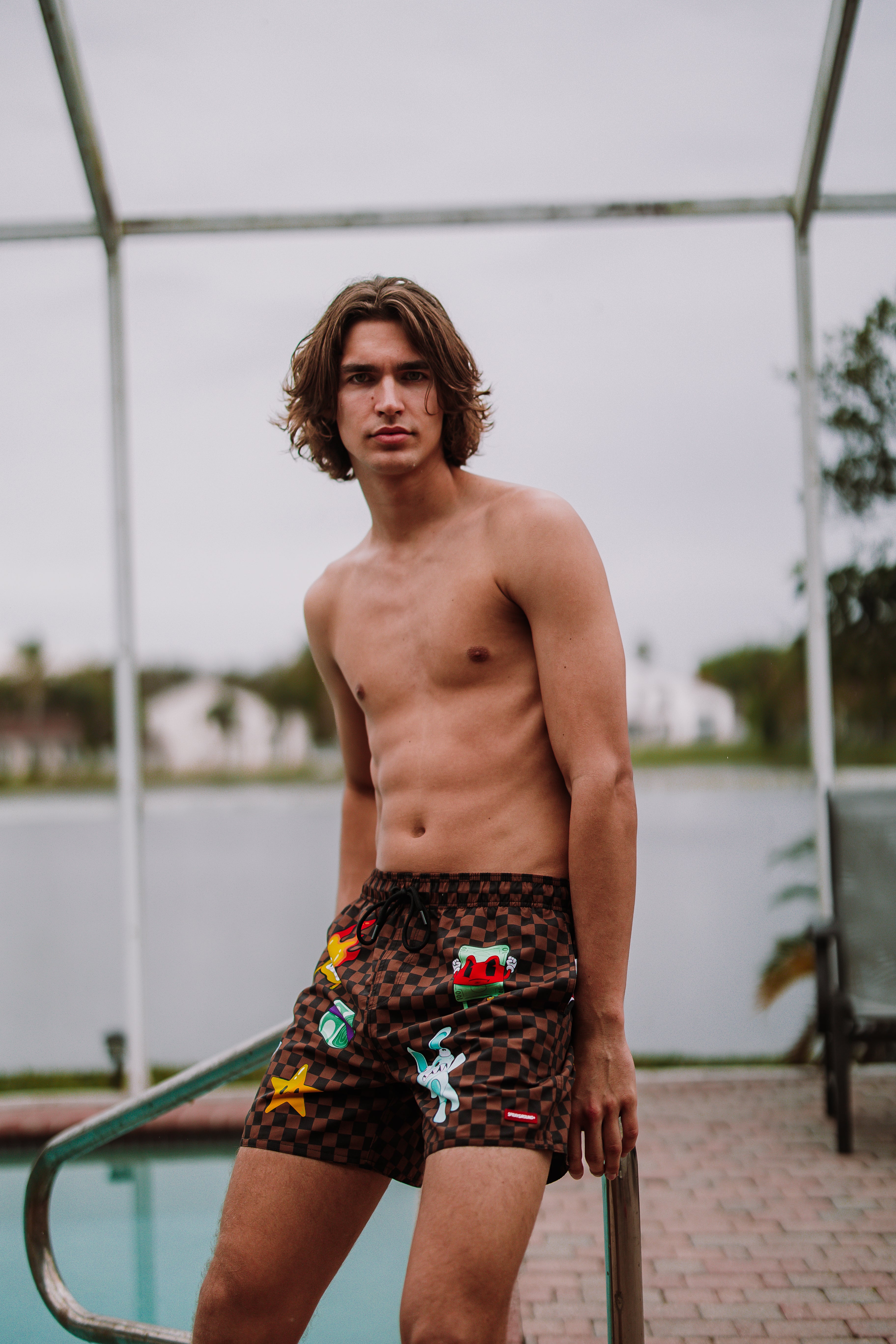 LET'S MAKE SOME NOISE SWIM SHORTS
