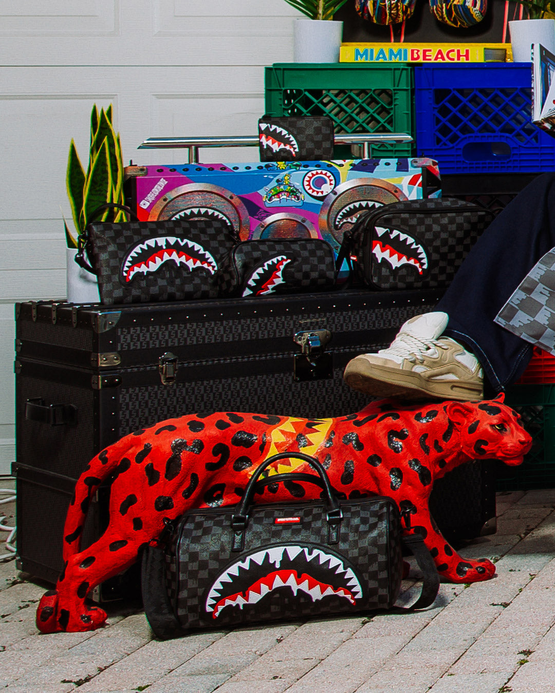 SHARKS IN PARIS THUNDERDRIP MINI DUFFLE