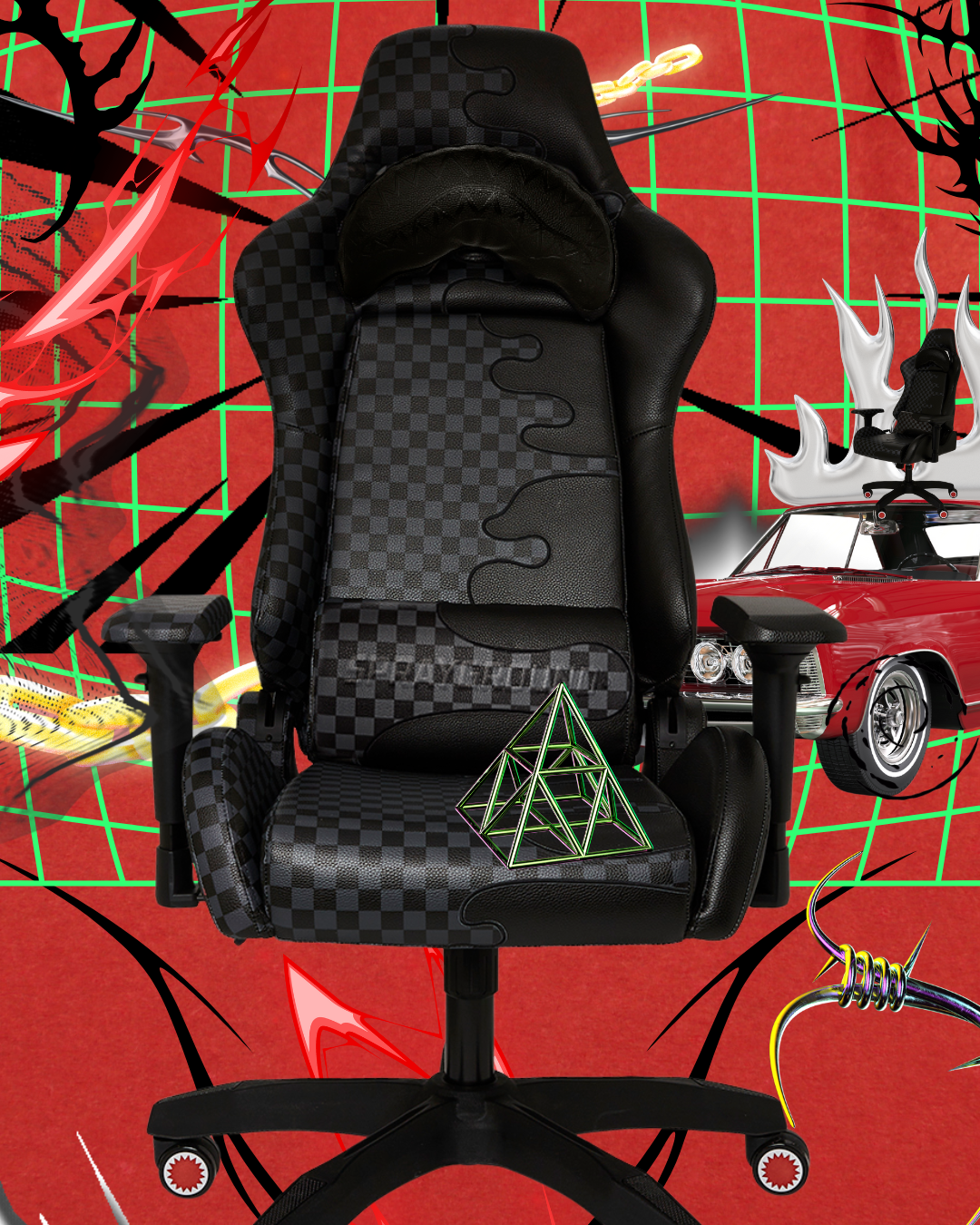 SPEED SHARK SIDE SWIPE GAMING CHAIR