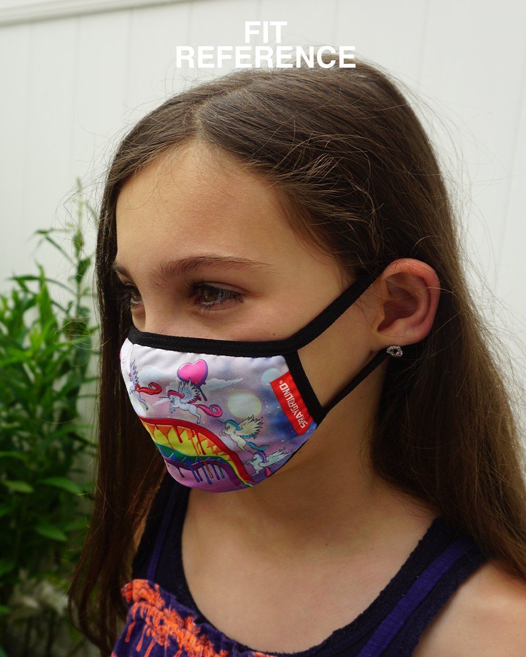 KIDS FORM FITTING MASK: SPUCCI LEOPARD